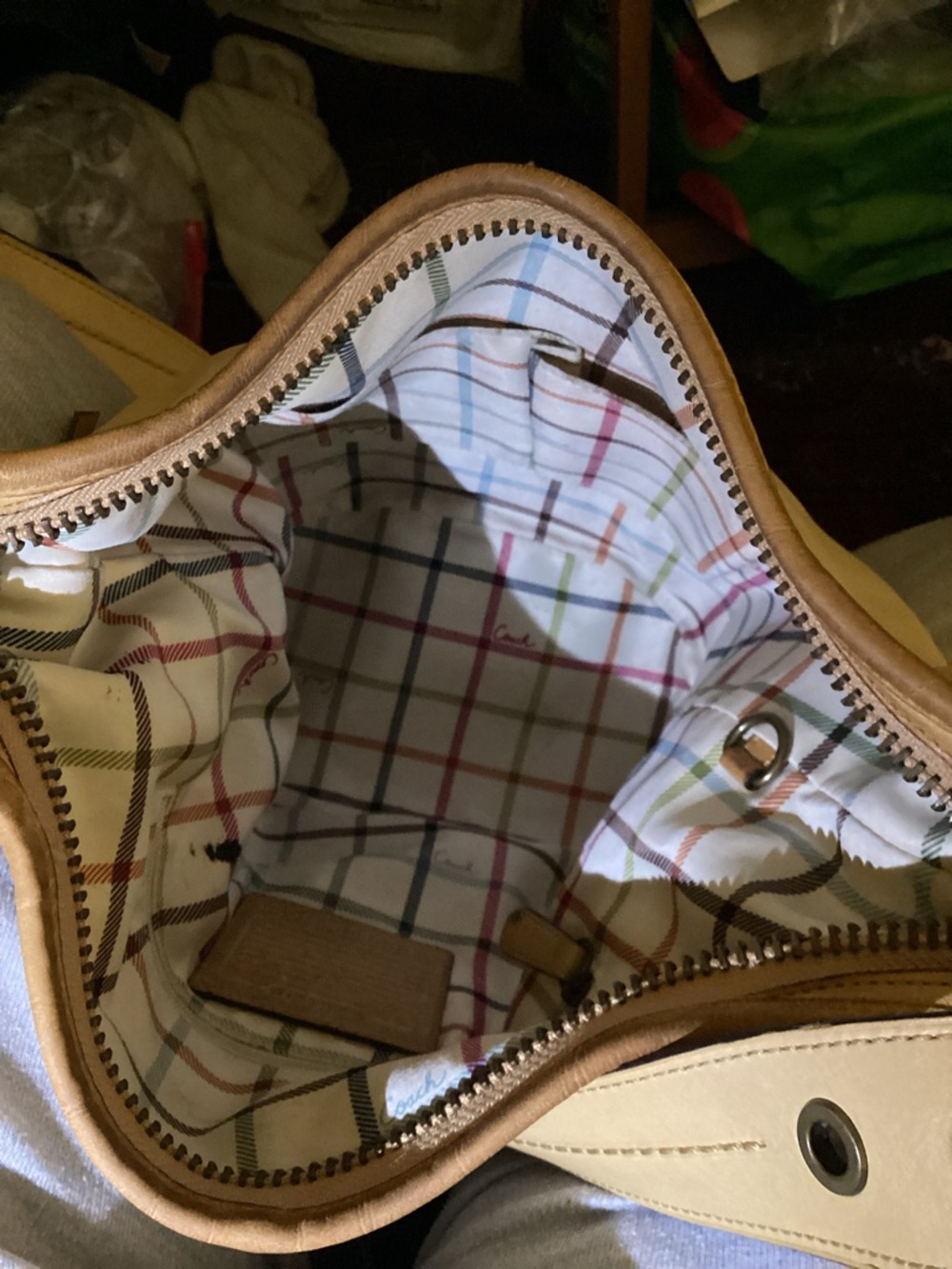 Coach Bleeker Leather Duffle Bucket Bag. A0869-11422 - Picture 8 of 10